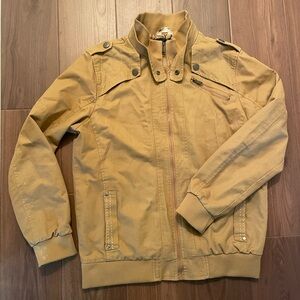 Men's Tan Bomber Jacket